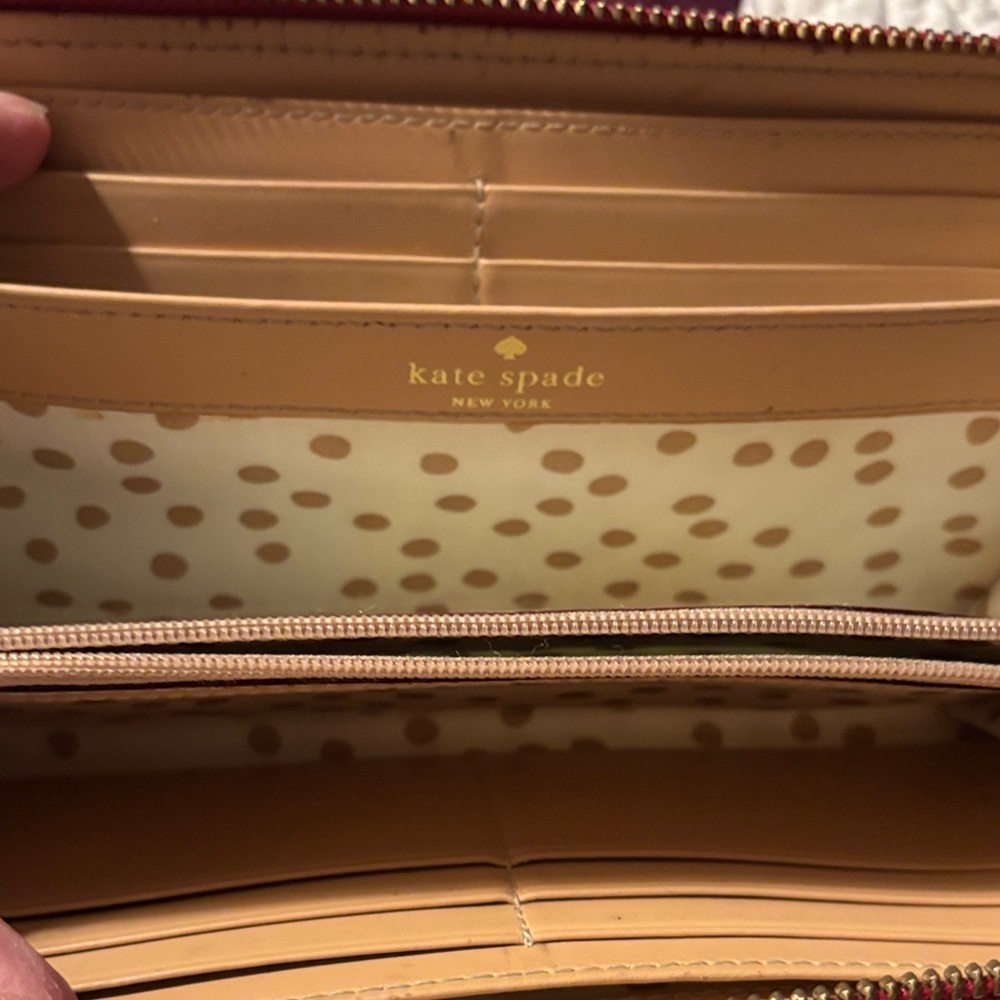 Kate Spade Fuchsia Leather Wallet - Picture 3 of 6